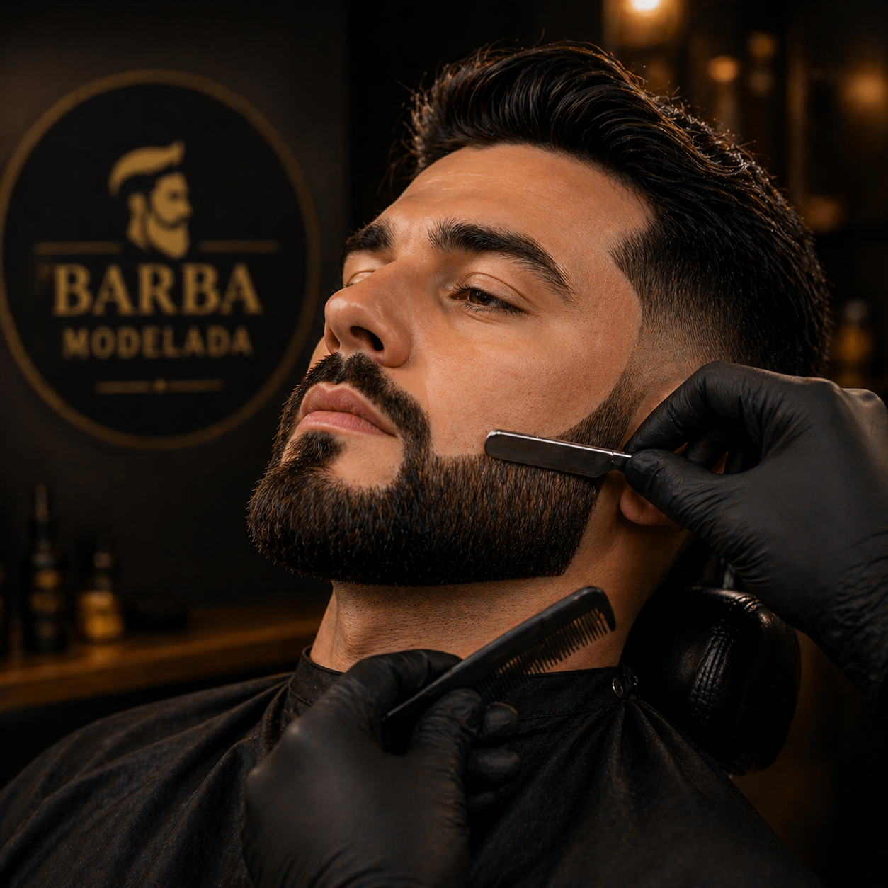 BARBA MODELADA BRAVUS BARBEARIA