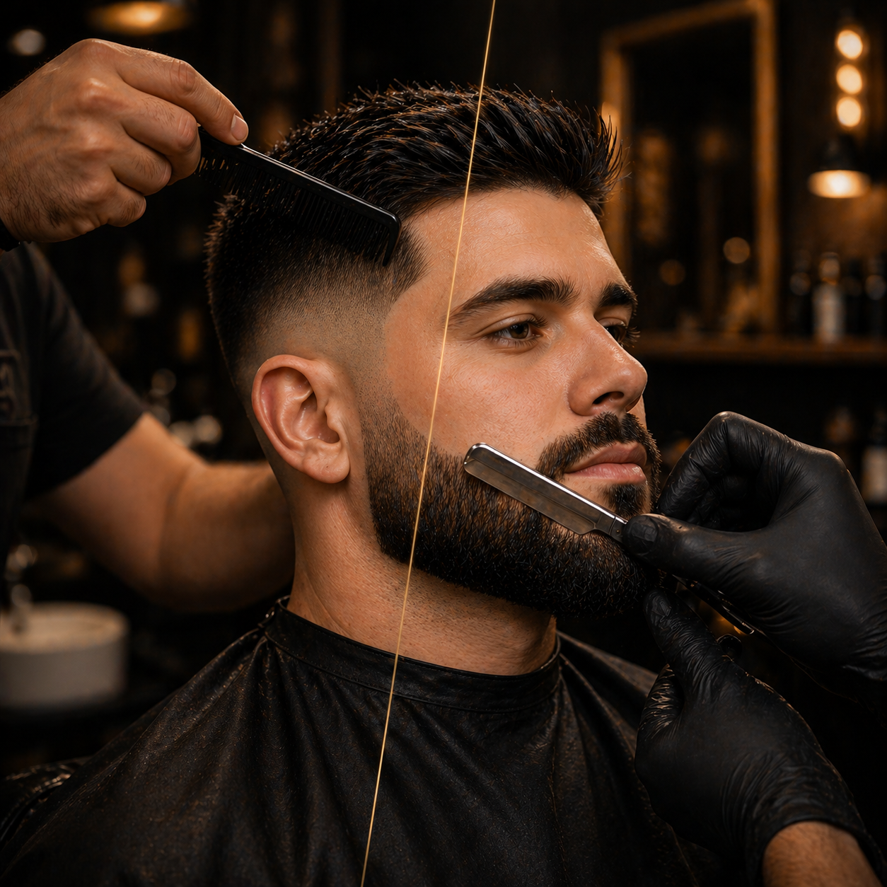 COMBO CORTE MAIS BARBA BRAVUS BARBEARIA